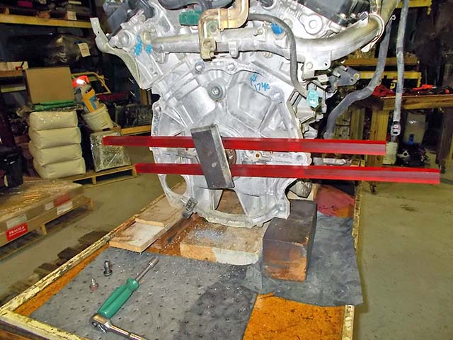 removing automatic transmission pilot bearing